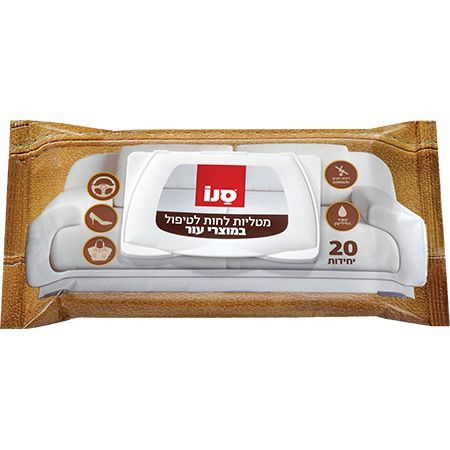 Sano leather care wipes 20 buc